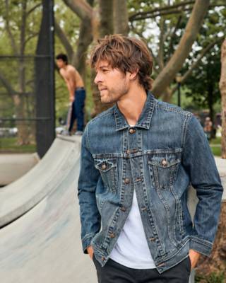 button jean jacket