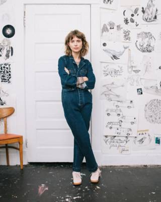 madewell muralist jumpsuit