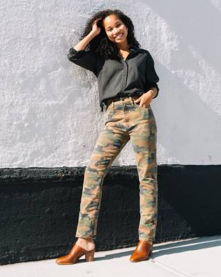madewell camo jeans