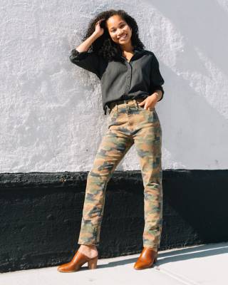 madewell camo jeans