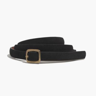 Suede Skinny Belt : belts | Madewell