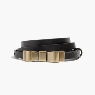 Skinny Metalbow Belt : belts | Madewell