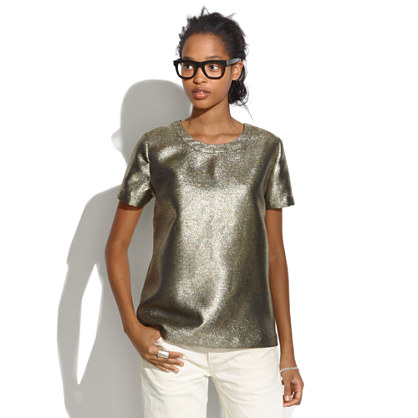 Shimmer Tee : blouses | Madewell