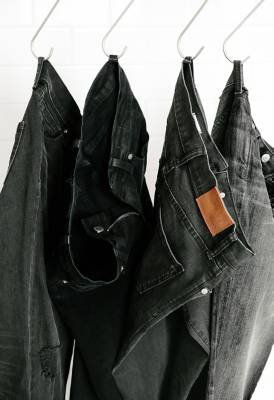 black jeans color fade