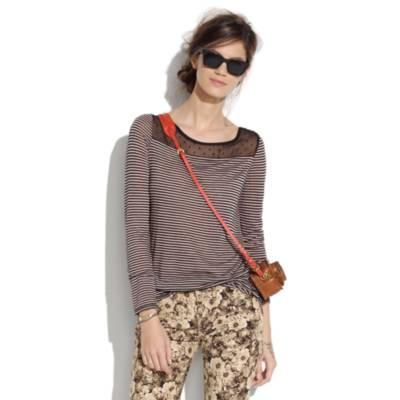free people give me stripes tee