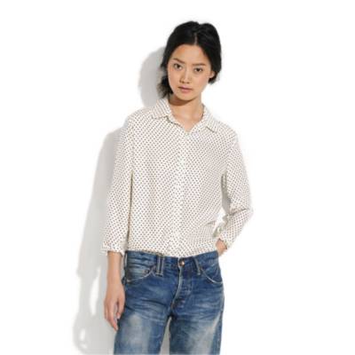 Alexa Chung for Madewell Cora Dotted Shirt