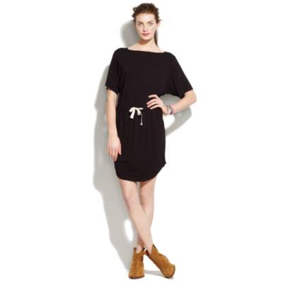 drawstring t shirt dress