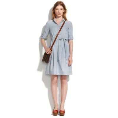 chambray shirtdress