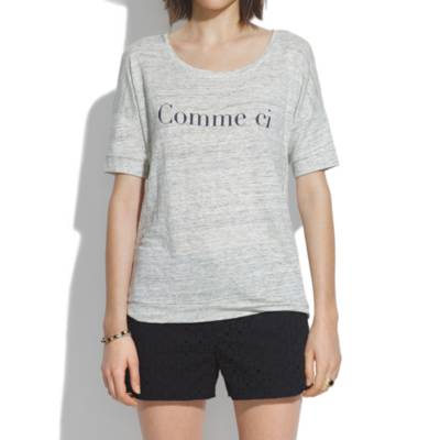 comme ci shirt