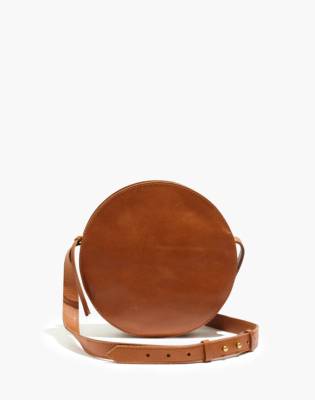 circle crossbody bag leather