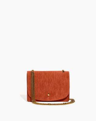 madewell chain leather crossbody bag