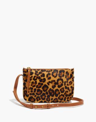 leopard calf hair handbag