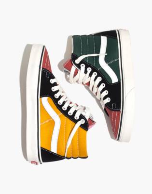 color block vans womens