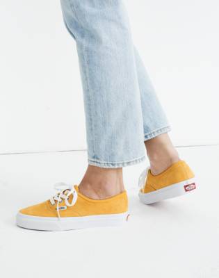 vans authentic suede yellow