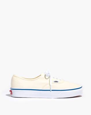 vans authentic ivory canvas sneaker