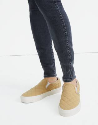 quilted slip on vans