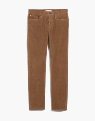 slim leg corduroy pants