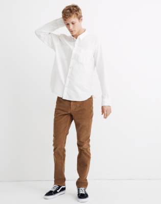 super skinny corduroy pants mens