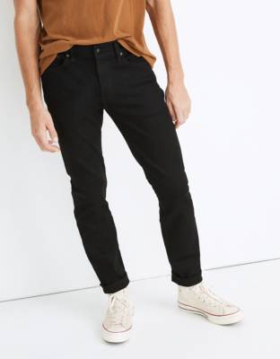 athletic slim jeans for men