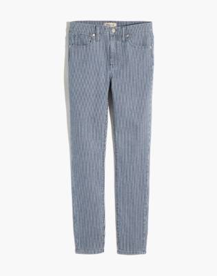 grey striped jeans