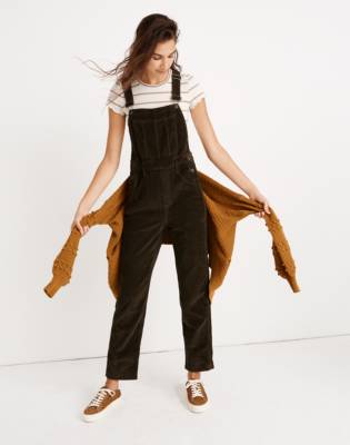 black cord overalls