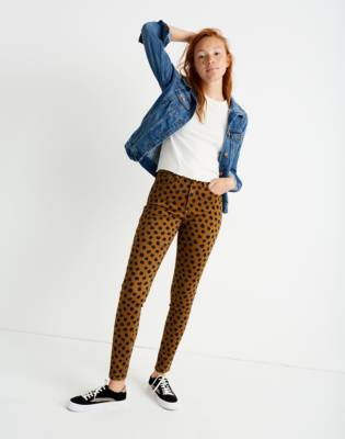 madewell leopard jeans