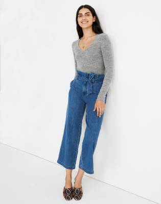 madewell paperbag jeans