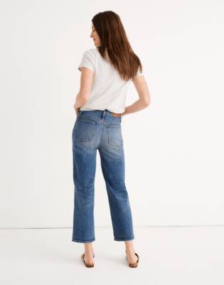 slim wide leg jeans madewell