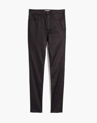 petite coated trousers