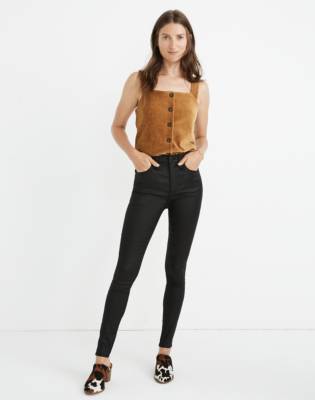 coated skinny jeans petite