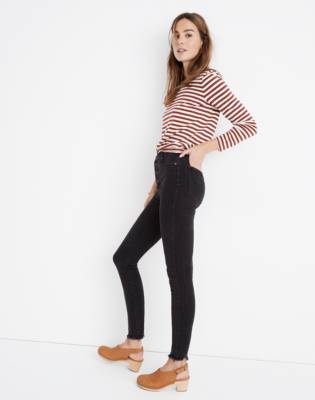 madewell high waisted black jeans