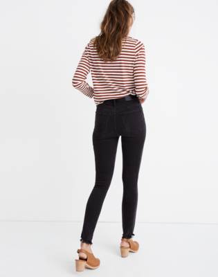 madewell black high rise jeans