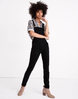 madewell black overalls