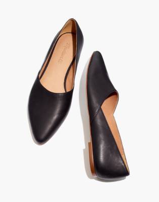 madewell leather flats