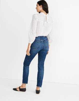 madewell high rise slim boy jeans