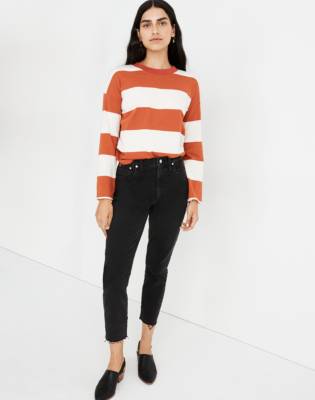 madewell slim boyjean black