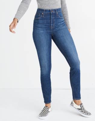 madewell curvy high rise skinny jeans
