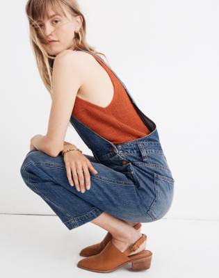 madewell straight leg overalls