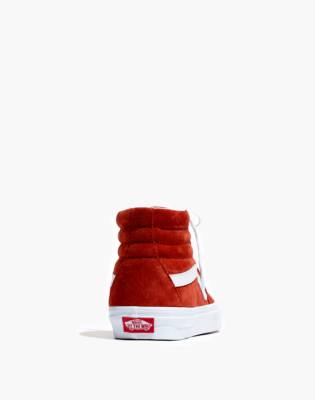 red suede vans high tops