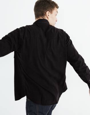 madewell denim western shirt