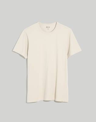 Madewell Garment-dyed Allday Crewneck Tee In Steel