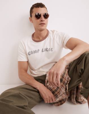 Madewell Garment-dyed Allday Crewneck Tee In Lighthouse