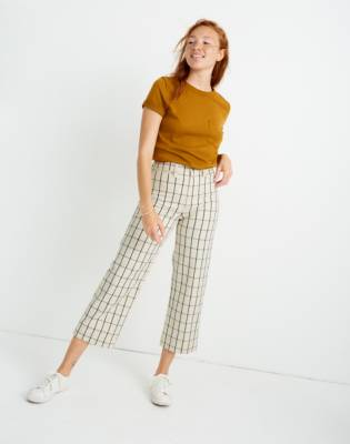 madewell emmett crop pants