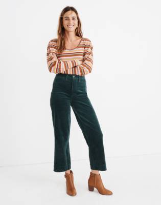 Women's Slim Emmett Wide-Leg Crop Pants 