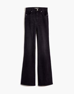 madewell black flare jeans
