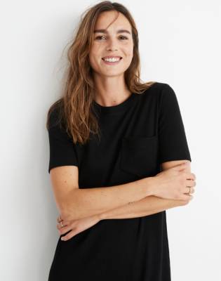 madewell pocket tee dress