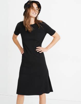 madewell midi tee dress