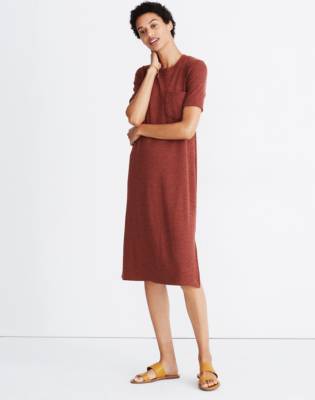 madewell midi tee dress