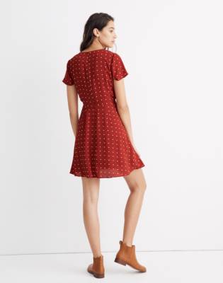 madewell polka dot dress