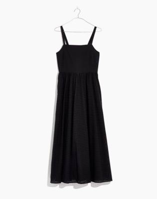 black sundress midi